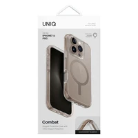 Uniq Combat iPhone 16 Pro 6.3" Magnetinis įkrovimo dėklas auksinis/taupe auksinis