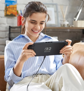 Nintendo Switch 2 nešiojama žaidimų konsolė 20.1 cm (7.9") 256 GB jutiklinis ekranas Wi-Fi juodas