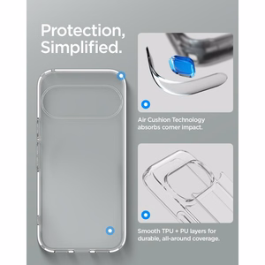 Spigen Ultra Hybrid  Google Pixel 11 Pro dėklas, skaidrus