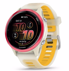 Garmin Forerunner 570 – GPS išmanusis laikrodis, AMOLED, 42 mm, rožinis / baltas