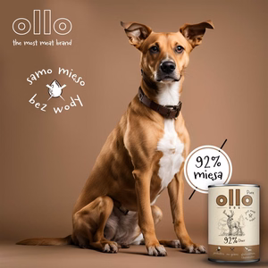 OLLO Pure Elnias – šlapias šunų maistas – 850 g