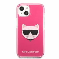 KARL LAGERFELD KLHCP13STPECPI IPHONE 13 MINI 5.4 "DĖKLAS FUCHSIA/FUSCHIA CHOUPETTE HEAD