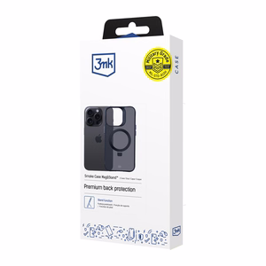 3mk Smoke Чехол Mag&Stand для Apple iPhone 15 Pro Max - чёрный