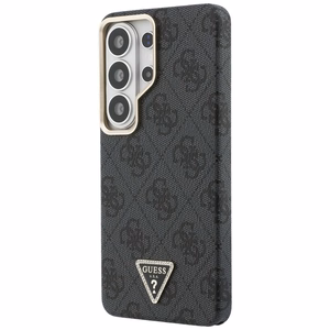 Guess dėklas 4G Triangle Logo MagSafe skirtas Samsung Galaxy S26 Ultra juodas