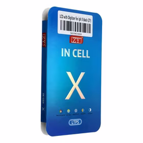 LCD ekranas iPhone X su jutikliniu skydeliu juodas