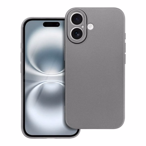 Metalo dėklas (m) IPHONE 16 pilkas (m)
