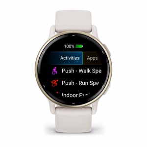 Išmanusis laikrodis Garmin Vivoactive 5 dramblio kaulo/auksinis 010-02862-11