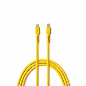 COLORUM laidas USB-C - Lightning 1,8m 2,4A CK12-CL-05 xYellow