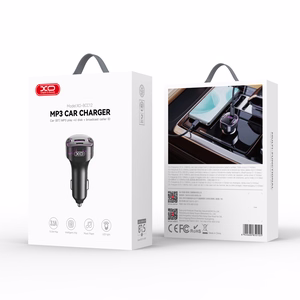 XO siųstuvas FM BCC12 Bluetooth MP3 automobilinis įkroviklis 3,1A juodas