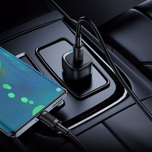 Borofone Automobilinis įkroviklis BZ34A Cloud - Type C - PD 20W baltas