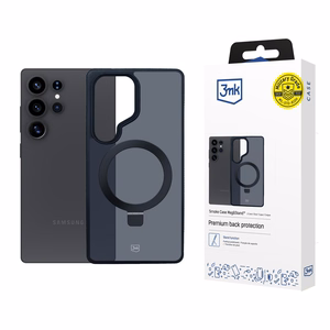 Чехол 3mk Smoke Mag&Stand для Samsung Galaxy S25 Ultra - чёрный