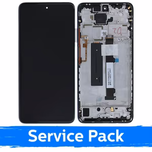 LCD ekranas suderinamas su Xiaomi Mi 10T Lite 5G su rėmeliu / Pearl Gray / (Service Pack)