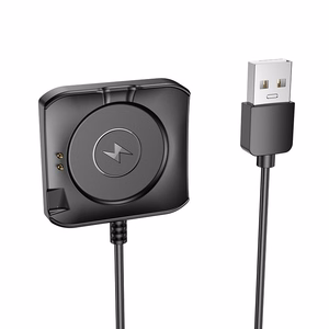 Charging cable for smartwatch Hoco 0,6 m Y28 black