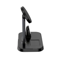 Tech-Protect QI15W-A22 MagSafe indukcinis įkroviklis su 3in1 MagSafe stovu išmaniajam telefonui / Apple Watch / AirPods - juodas