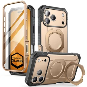 Supcase UB Grip Pro Mag MagSafe dėklas telefonui iPhone 17 Pro Max - auksinis