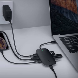 AUKEY CB-C71 sąsajos šakotuvas 5000 Mbit/s juodas