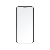 Apsauginis stiklas - 5D pilnas lipnus stiklas skirtas iPhone 15 Pro (MATINIS) juodas