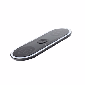 FORCELL F-ENERGY Ellipse belaidis įkroviklis 3in1 suderinamas su Apple Qi QC 15W juodas