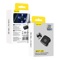 Blavec adapteris Carplay Android Auto bezprzewodowy BCP-03 - Bluetooth Wifi USB + adapteris Typ C (CPAABCP03-BWUB) czarny
