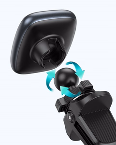 Wozinsky WUMTK magnetinis telefono laikiklis automobilio oro angai - juodas