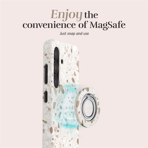 MIO Soft Terrazzo Magsafe Dėklas su žiedu