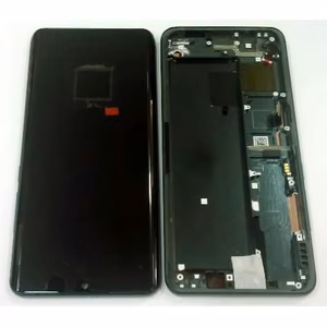 Ekranas Xiaomi Mi Note 10/Mi Note 10 Pro/Mi Note 10 Lite su lietimui jautriu stikliuku ir rėmeliu Tarnish originalus (service pack)