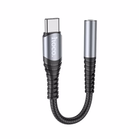Adapteris HOCO USB Type-C (M) - ausinių jungtis 3.5mm (F)