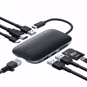 AUKEY CB-C71 sąsajos šakotuvas 5000 Mbit/s juodas