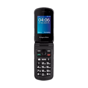Krüger&Matz Iron 5 Flip – atsparus 4G atlenkiamasis telefonas, IP68/IP69K (KM0466)