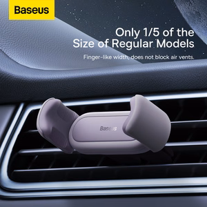 Baseus Steel Cannon Laikiklis automobiliui su oro ventiliacijos tvirtinimu (SUGP000005) violetinis