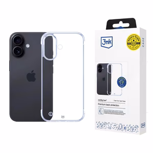3mk Just20g skaidrus dėklas telefonui Apple iPhone 16 Plus - skaidrus