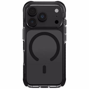 Uniq Combat Magclick Charging dėklas iPhone 18 Pro / 17 Pro – juodas