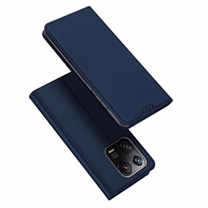 Dux Ducis Skin Pro dėklas telefonui Xiaomi 13 Pro su kortelių laikikliu ir stovu mėlynas