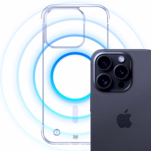 3mk Just20g MagCase dėklas telefonui iPhone 16 Pro Max - skaidrus