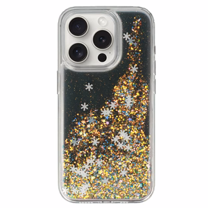 Snowflake Series dėklas telefonui Iphone 15 Plus juodas