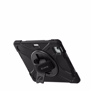 Sustiprintas dėklas Crong Defender Plus, skirtas iPad Air 11 col. (M2/M3/M4, 2024–2026), iPad Air 10,9 col. (4/5 kartos) ir iPad Pro 11 col. (2021/2022), juodas
