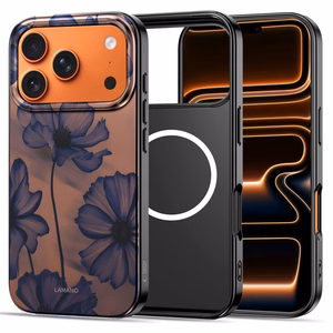 Tech-Protect Lamano MagSafe dėklas iPhone 17 Pro rudai violetinis