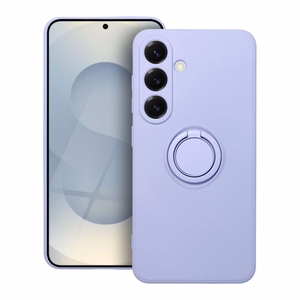SILIKONINIS ŽIEDAS dėklas telefonui SAMSUNG S25 violetinis