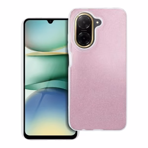 Žvilgantis dėklas telefonui XIAOMI Redmi A5 (171,7 x 77,8 x 8,26) rožinis