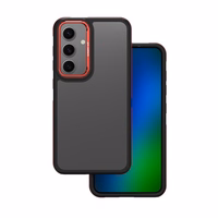 Telefono Dėklas "Crystal Black" Samsung S921 S24 Raudonas