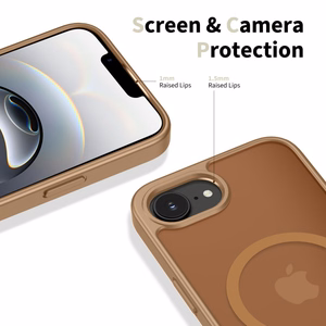TECH-PROTECT BASICMAG MAGSAFE IPHONE 16E / 17E matinis rudas