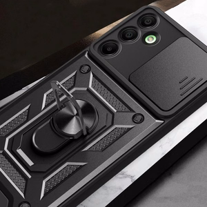 Tech-Protect CamShield Pro dėklas telefonui Samsung Galaxy A17 4G / 5G - juodas