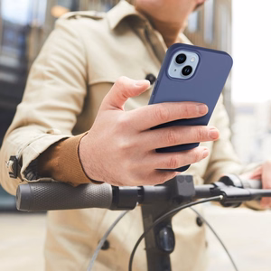 Matinis dėklas telefonui IPHONE 17 - mėlynas