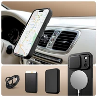 Tech-Protect Kevlar Aura Magnetinis dėklas telefonui iPhone 17 Pro Max - juodas