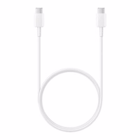 Samsung EP-DN975BWE USB-C - USB-C 5A 1m kabelis (didmeninė – pakaitinė pakuotė) – baltas