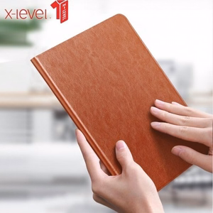 Dėklas X-Level Kite skirtas Samsung X800 / X806 (Tab S8 Plus) / T730 / T736 (Tab S7 FE) T970 / T976 (Tab S7 Plus) rudas