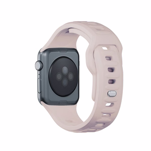 38/40/41/42 mm Latte (small) - 3mk Silicone Watch Strap for Apple