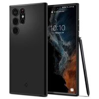 Spigen Thin Fit dėklas telefonui Samsung Galaxy S22 Ultra - juodas