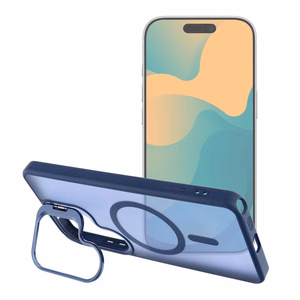 Case for Samsung S26 Forcell F-Protect Shadow Stand Premium compatible with MagSafe navy blue