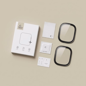 Tech-Protect grūdintas stiklas 2 vnt. Apple Watch Ultra 49mm juodas